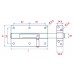 Plaatgrendel 80x55 mm Verzinkt