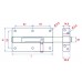 Plaatgrendel 80x55 mm Verzinkt