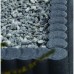 Minirondoband palissade 6x40x50 cm zwart