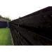 Tuinplank douglas bezaagd 2,2x20x400 cm zwart gedompeld