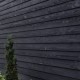 DHZ wand vuren zweeds rabat 300 cm zwart gedompeld