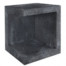 U-element 40x40x50 cm zwart hoek