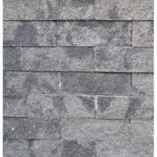 Splitrocks getrommeld 15x15x60 cm grijs/zwart