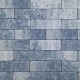 Strak dikformaat 21x6,8x6 cm grijs/zwart