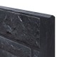 Betonnen onderplaat antraciet 3,5x26x184cm rotsmotief smal gecoat