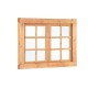 Douglas Excellent uitzetraam 6-ruits dubbel 125,2x90 cm