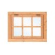 Douglas Excellent uitzetraam 6-ruits 90x70 cm