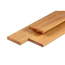 Hardhouten vlonderplank Tatajuba glad geschaafd 2,1x14,5 cm