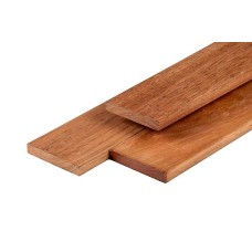 Hardhouten vlonderplank Jatoba glad geschaafd 2,1x14,5 cm