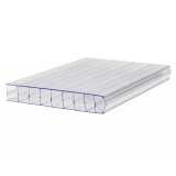 Polycarbonaat kanaalplaat 1 zijdig UV glashelder