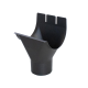 RedFox gootuitloop 125mm - 90mm - RAL 9005