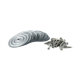 Dakparker verzinkt trompetkop 4,8 x 70mm + verdeelplaatje 25 stuks