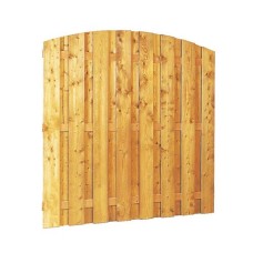 Tuinscherm geïmpregneerd grenen 18 planks 179x179 cm 15 mm toog