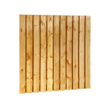 Tuinscherm geïmpregneerd grenen 23 planks 180x180 cm 15 mm Recht