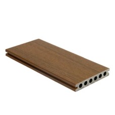 NewTechWood composiet dekdeel houtstructuur 2,3x13,8x400 cm Teak
