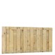 Tuinscherm geïmpregneerd vuren 18 planks 17 mm 180x90 cm