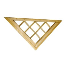 Inzet trellis geschaafd 129x92x4,8 cm groen geïmpregneerd