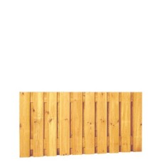 Tuinscherm geïmpregneerd grenen 21 planks 180x89 cm 17 mm recht