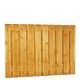 Tuinscherm geïmpregneerd grenen 21 planks 180x130 cm 17 mm recht