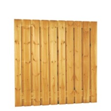 Tuinscherm geïmpregneerd grenen 21 planks 180x180 cm 17 mm recht