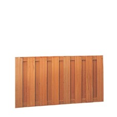 Tuinscherm hardhout 18-planks 14 mm 180x90 cm