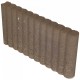 Minirondoband palissade 6x25x50 cm bruin