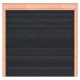 Douglas overkapping geschaafd 500x250 cm asymmetrisch zwarte wanden