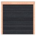 Douglas overkapping geschaafd 600x250 cm zwarte wanden