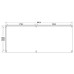 Douglas overkapping geschaafd 650x250 cm zwarte wanden