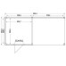 Douglas tuinhuis geschaafd 550x250 cm HR A-Sym2