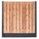 Hout-betonschutting antraciet i.c.m. Red class wood tuinscherm 21-planks