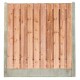 Hout-betonschutting grijs i.c.m. tuinscherm Red class wood 21-planks