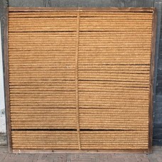 RESTPARTIJ Kokosscherm in houten frame 180 x 180 cm