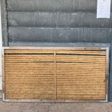 RESTPARTIJ Kokosscherm in houten frame 180 x 90 cm RESTPARTIJ Kokosscherm in houten frame 180 x 90 cm