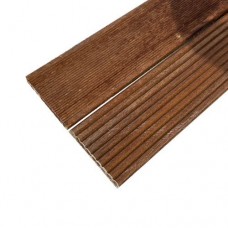 RESTPARTIJ Vlonderplank Bankirai groef/ribbel hardhout 2,1 x 14,5 x 245 cm RESTPARTIJ Vlonderplank Bankirai groef/ribbel hardhout 2,1 x 14,5 x 245 cm