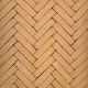 Gebakken waalformaat Desta 20x4,8x6 cm Mokka getrommeld