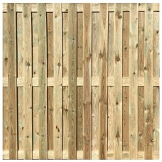 Aanbieding tuinscherm geïmpregneerd grenen 10 mm 180x180 cm recht