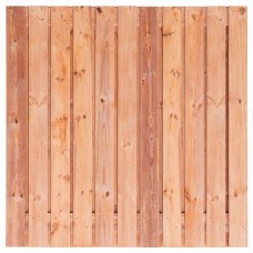 Tuinscherm Agadir Red Class Wood 180x180 cm