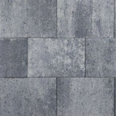 Straksteen 20x30x5 cm grijs zwart