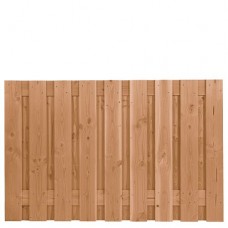 Tuinscherm Coloured Wood bezaagd 19-planks 130x180 cm