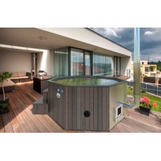 Hottub thermowood Octa