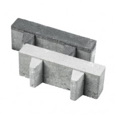 Waterpasserende aqua bricks 10x30x8 cm antraciet 40% open