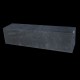 Palissade block 30x15x15 cm zwart