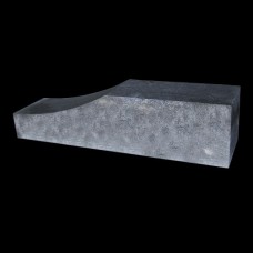 Palissade block wave 60x15x15 cm grijs zwart Palissade block wave 60x15x15 cm grijs zwart