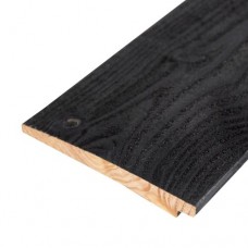 Zweeds dubbel rabat douglas zwart gedompeld 1,2-2,5x19,5 cm Zweeds dubbel rabat douglas zwart gedompeld 1,2-2,5x19,5 cm