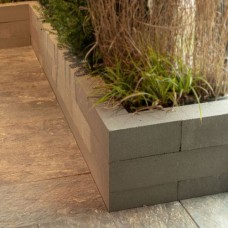 Linia palissade 12x12x60 cm strak grijs Linia palissade 12x12x60 cm strak grijs