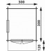 Blokhut 3032 Interflex 300 x 300 + 120 cm