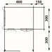 Blokhut 4x3+3Z Complete Interflex 400+150x300+300 cm