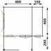Blokhut 4x4+2Z Complete Interflex 400+150x400+200 cm