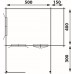 Blokhut 5x4+2Z Complete Interflex 500+150x400+200 cm